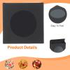 uxcell 32Pcs Soap Packaging Boxes 3.5 x 3.5 x 0.6 Inch Kraft Soap Box Mini Soap Present Treat Gift Box for Bakery Candy Packaging Jewelry Display (Black) view 3