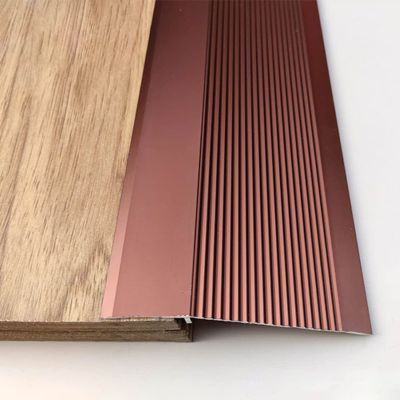 10cm Extra Wide Aluminum Floor Transition Strip for Vinyl Flo Black 1.2m Length Entry Ramp and Threshold Reducer