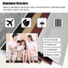 10cm Extra Wide Aluminum Floor Transition Strip for Vinyl Flo Black 1.2m Length Entry Ramp and Threshold Reducer view 3