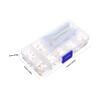 PACKOVE 1set Eye Glass Repair Kit Glasses Screws Screwdriver Complete Eyeglasses Repair Tools Tiny Screws for Rimless Frames Convenient Storage Box Included view 2