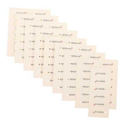 FOMIYES 100pcs Korean Cards Creative Tags Blessing Cards Korean Wrapping Decorative Festival Wrapping Tags