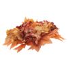 DOITOOL Fall Candle Wreath Lifelike Maple Leaf Decor for Thanksgiving Day Table Centerpiece Versatile Wreath for Home Party and Seasonal Celebrations view 1