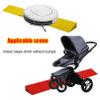 2 Inch Door Threshold Ramp for Robotic Vacuum Cleaner Grey 100 * 13 * 6.5CM view 4