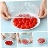 Vaguelly 300pcs Elastic Food Storage Covers Plastic Wrap Cover for Fresh Keeping Versatile Bowl Lids for Leftovers Fruits and Meal Prep Easy to Use and Store of Each view 3