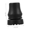 BIUDECO 4pcs Rubber Leg Tips Replacement Cane Tips Crutch Accessories Cane Base Stabilizer Walker Replacement view 2