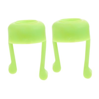 2Pcs Spiral Shaped Silicone Eye Drop Guides for Home Use