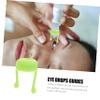 2Pcs Spiral Shaped Silicone Eye Drop Guides for Home Use view 2