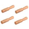 Abaodam 4pcs Wooden Mallet for Nepalese Singing Bowl Small Design for Meditation and Sound Healing for Travel and Yoga Sessions view 1