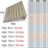 Ramps Threshold Ramp, Door Threshold Ramp Wood, Portable Curb Ramps 3 4 6 7 8 Inch Rise, Lightweight Doorway Ramp for Move Wheelchair/Bike, Non Slip Entrance Ramp view 2