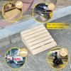 Ramps Threshold Ramp, Door Threshold Ramp Wood, Portable Curb Ramps 3 4 6 7 8 Inch Rise, Lightweight Doorway Ramp for Move Wheelchair/Bike, Non Slip Entrance Ramp view 3