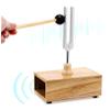 Parliky Tuning Fork with Resonator Box Mallet Durable Aluminum Alloy Instrument for Sound Healing Yoga Meditation and Tuning Applications view 1