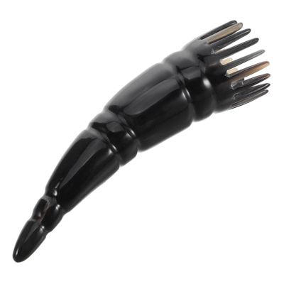 Healeved Horn Scalp Comb Detangling Brush for Curly Hair Head Massager Portable Acupoint Therapy Natural Hair Treatment Tool