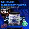 GlucoBio Creatine Monohydrate Gummies (5g) Pre-Workout Energy & Muscle Growth Support for Men & Women | Blueberry Electrolyte Gummies (135 Count) view 4