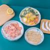 HYROOY 100 Pcs Elastic for Fresh Keeping Bags Stretch Adjustable Bowl Lids Plastic Wrap Seal Caps for Outdoor Picnic Food Stora Pe view 2