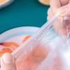 HYROOY 100 Pcs Elastic for Fresh Keeping Bags Stretch Adjustable Bowl Lids Plastic Wrap Seal Caps for Outdoor Picnic Food Stora Pe view 4