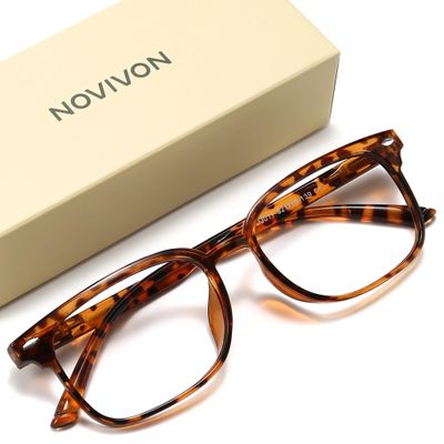 NOVIVON +2.75 Reading Glasses for Women, Blue Light Blocking Readers, Computer eye glasses, Cheaters