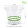 Responsible Products Clear Cold Cup, Certified Compostable and Made from 100% American Biobased Materials, No-PFAS Added & BPA-Free (5 oz Cups (200 Count)) view 3
