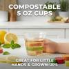 Responsible Products Clear Cold Cup, Certified Compostable and Made from 100% American Biobased Materials, No-PFAS Added & BPA-Free (5 oz Cups (200 Count)) view 4