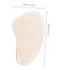 SAFIGLE Agate Scraping Plate Massaging Board Body Gua Sha Tool Horn-Shaped Design view 3