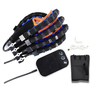 ASHLGQB 2025 Finger Rehabilitation Training Equipment, Split/Opposed Finger Training Rehabilitation Robot Hand Glove, with Hot Compress Function, for Recovery