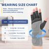 Big Mango Compression Arthritis Gloves with Wrist Brace Set, Hand Compression Glove for Women, Carpal Tunnel Gloves Brace for Men Night Support, Pain Relief Rheumatoid, Work, Typing, Grey, Right, M view 2