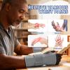 Big Mango Compression Arthritis Gloves with Wrist Brace Set, Hand Compression Glove for Women, Carpal Tunnel Gloves Brace for Men Night Support, Pain Relief Rheumatoid, Work, Typing, Grey, Right, M view 4