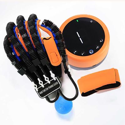 ASHLGQB Rehabilitation Robot Gloves, 2025 Stroke Hand Therapy Equipment, Pulse Massage Hand Trainer, with USB Chargeable, for Arthritis Hemiplegia Patients