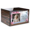 GetUrns Heritage Adult Photo Hummingbird Cremation Urn for Human Ashes I Espresso Wood Funeral Urns for Male and Female I 213lbs view 1