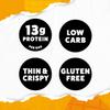WILDE Chicken & Waffles Protein Chips, 12g Protein, 1.34 oz, Pack of 12 view 4