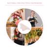 CALLARON 10sheets Cellophane Wrapping Paper Iridescent Flower Packing Film for Bouquets Crafts and Presentations view 3