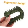 minkissy Natural Jade Gua Sha Massage Comb 2-in-1 Body and Scalp Massager Tool Smooth Jade Design for Relaxation and Skin Care for Skin Types view 3