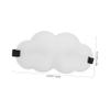 PartyKindom Portable Sleep Eye Mask Design for Travel Lightweight Memory Material Block Out Light for Deep Sleep for Home Office and Camping view 3