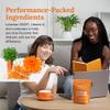 For Wellness Recovery Gummies | Tangerine Eye & Brain Support Supplements with Lutemax 2020, Lutein, Zeaxanthin, Vitamin A & Cordyceps for Vision, Memory & Stress Support | Vegan, Non-GMO, 90 Count view 3