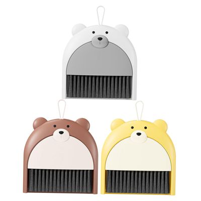 TOPPERFUN Mini Broom Dustpan Boys and Girls Cleaning Set Small Dustpan Brush Boy Girl Broom and Desktop Cleaning Tool