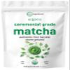 Micro Ingredients Organic Ceremonial Grade Matcha Powder, 100 Servings | Authentic Japanese First Harvest Matcha Green Tea Powder For Barista-Grade Latte, Beverage & Baking