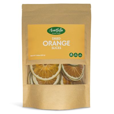 ANABELLA Dried Food Fruits 100% Natural Real Fruit |Cinnamon | NO Sugar Added | Gluten Free | Healthy Snacking | Smoothies Cocktails & Drinks| Perfect Bite Size (7.06 oz, Orange Slices)