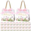Kolldenn 25 Pcs Butterfly Gift Bags Bulk 5.5 x 2.4 x 4.7 Inches Butterfly Party Favors Bags with Handles and Pink Ribbon Bow for Wedding Birthday Baby Shower Bridal Shower Party Favors view 1
