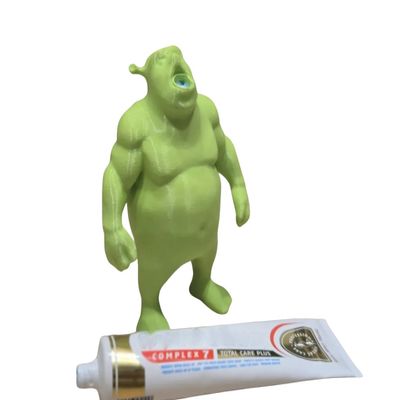 unny Ogre Toothpaste Topper | Squeezes Paste Out the Butt | Fits Standard Tubes Choose Any Color! Gag Gift & Bathroom Meme Decor (Yellow)