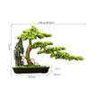 YXIANG56Q Fake Plants Artificial Bonsai Tree with Ceramic Pot Fake Plant Ornaments for Living Room Entrance TV Cabinet Bonsai Tree view 2