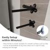 YXKJZHF Wing Chun Dummy Arms Wall Mounted, Portable Spring Pile Hand Martial Arts Dummy, Kung Fu Tai Chi Training Equipment, Easy to Install view 3
