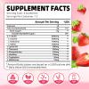 YUULAI EAA Gummies Essential Amino Acids - All 9 Essential Aminos (EAA) and All Branched-Chain Aminos (BCAAs) for Muscle Recovery, Energy Support, Strawberry Flavor, 60 Count view 2
