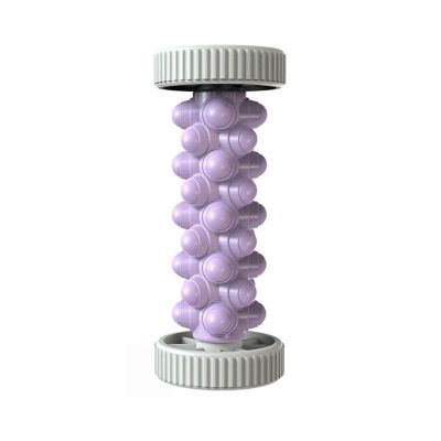 Foot Massager Yoga Massage Plantar Fascia Roller Fitness Muscle Relaxation Rolling Plastic Manual Foot Massager(Purple)
