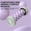 Foot Massager Yoga Massage Plantar Fascia Roller Fitness Muscle Relaxation Rolling Plastic Manual Foot Massager(Purple) view 4