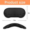 20 Pcs Eye Mask Sleep Masks Bulk Blindfolds for Party Games with Nose Pad and Adjustable Strap for Women Men 4 Layers Black Blind fold Sleeping Mask for Team Building Game view 2