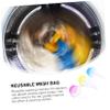 LIFKOME 6pcs Washing Machine Hair Catcher Mesh Bag Reusable Hair Filter Pouch for Laundry Efficient and Trap for Washer view 4