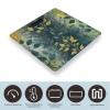 Light Green Leaves Scale for Body Weight Highly Accurate Digital Bathroom Body Scale Digital Body Weight Scale Tempered Glass LCD Display Batteries and Tape Measure view 3