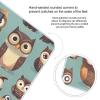 Animal Cartoon Owls Cute Scale for Body Weight Highly Accurate Digital Bathroom Body Scale Digital Body Weight Scale Tempered Glass LCD Display Batteries and Tape Measure view 4
