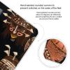 African Ritual Ethnic Tribal Scale for Body Weight Highly Accurate Digital Bathroom Body Scale Digital Body Weight Scale Tempered Glass LCD Display Batteries and Tape Measure view 4