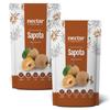 Nectar Superfoods Freeze Dried Sapota (Chikoo) Slices No Sugar & Preservatives Vegan Gluten Free Healthy Fruit Snack Camping Party Essential 0.7 Oz (20gram) Pouch Pack Of 2 Nos view 1