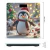 Christmas Funny Penguin Scale for Body Weight Highly Accurate Digital Bathroom Body Scale Digital Body Weight Scale Tempered Glass LCD Display Batteries and Tape Measure view 2